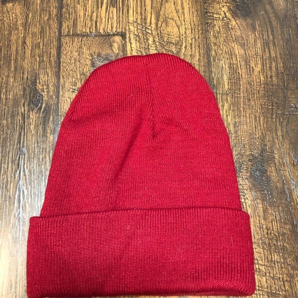 Meow red beanie never worn - Picture 3 of 4